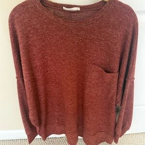 Zenana Outfitters Burgundy Top
